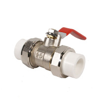 企购优品 重型PPR球阀 黄铜热熔双活接铜球阀 开关阀门 DN20