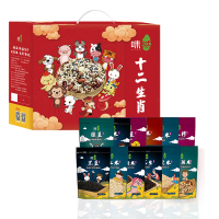 [苏宁]咪然出品 东北五谷杂粮大礼包 12种杂粮礼盒 代餐杂粮 十二生肖主题杂粮礼盒装4.8kg