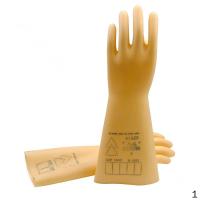 代尔塔( Delta ) 207002-10 10KV天然乳胶绝缘手套(10寸) 1副..