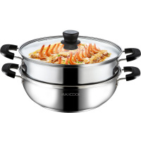 美厨 MCWA561 不锈钢二层蒸锅28cm