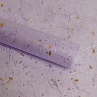 TaTanice 礼品包装纸 高档鲜花圣诞节礼物生日礼物女DIY手工纸包书纸 璀璨云龙纱紫色2张装Tbz1231