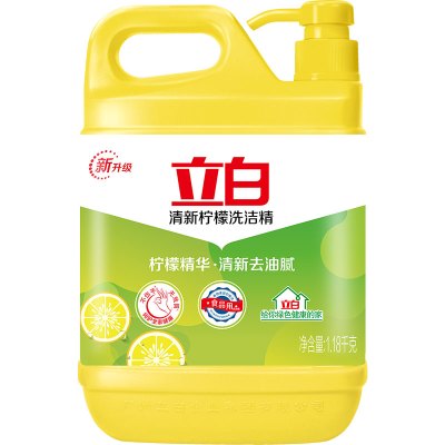 立白清新柠檬洗洁精1.18kg