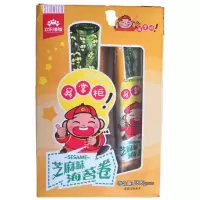 欢乐嘻嘻吴掌柜芝麻味海苔卷28.8g