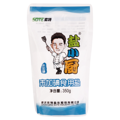 索特盐小厨未加碘食盐350g