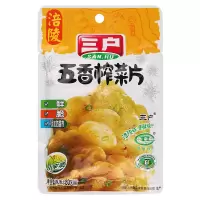 三户涪陵五香榨菜片80g