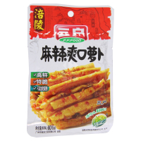 三户涪陵麻辣爽口萝卜80g