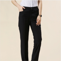 女士商务款松紧腰西裤