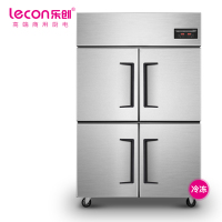 乐创 LC-J-SM02 商用四门冰柜双压缩机冰箱全冷冻 灰色 (单位:台)