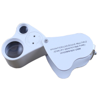 Paulone 30倍60倍LED灯放大镜双镜头9889