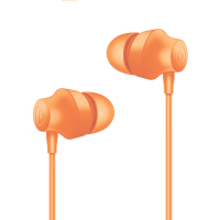 品胜(PISEN)A001 带电青年入耳式立体声有线耳机 烈焰橙 单副装