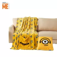 DESPICABLE ME MINION MADE神偷奶爸小黄人多用抱枕绒毯SA-FYK51