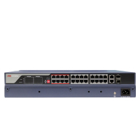 海康威视DS-3E0326P-E 24口交换机网络监控POE供电 24路带千兆网口 供电250米