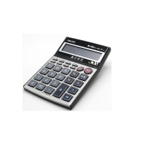 得力(deli) 语音型计算器1526 财务银行12位计算机 大屏幕水晶按键 真人发音