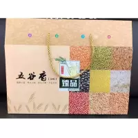 晋唐 杂粮礼盒(珍珠圆江米、黑豆、麦片、红小豆、黄金粥、小花园芸豆)共计3.9kg单位盒