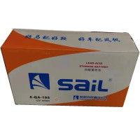 风帆(sail)电瓶 蓝包低温启动电瓶 6-QA-195 195AH 1块