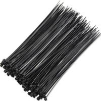 企购优品 卡夫威尔 自锁式尼龙扎带 理线带 自锁式绑带 扎线小号 2.5*150mm 黑色 150支装 OT1017G