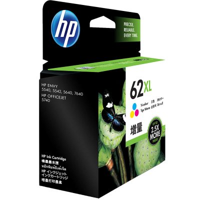 HP 62XL 高容量原装彩色墨盒 C2P07AA(单位:支)