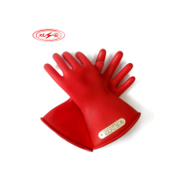 双安00级乳胶绝缘手套