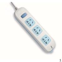 公牛 BULL GN-G1030-1.8M 公牛 防触电系列单排3位1.8米总控接线板 儿童保护门 2个