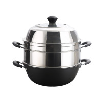 朗赫匠心铸铁蒸锅