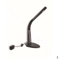 飞利浦 PHILIPS 30078 grey 晶雅LED台灯 银色 5W 220V(含光源) 1只