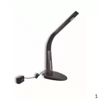 飞利浦 PHILIPS 30078 grey 晶雅LED台灯 银色 5W 220V(含光源) 1只