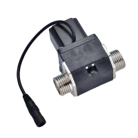 新港泉（xingangquan）感应小便器直通电磁阀 6V黑色感应器 控制阀 感应器 冲洗阀