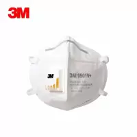 3M 9501V+ KN95防尘防雾霾带阀口罩(25只/包)