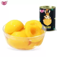 乐淘乐桃黄桃罐头水果 安徽砀山糖水黄桃罐头425g*6罐
