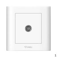 公牛 BULL GN-G32T103 公牛 一位电视插座75Ω 86型白色暗装 一位电视 10个