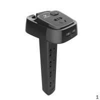 公牛 BULL GN-U2050 1.8M 公牛办公系列GN-U2050总控5位1.8米带2位USB拖线板插座 1个