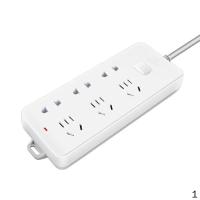 公牛 BULL GN-402 无线(新国标) 公牛BULL 双排6位无线单开关 接线板 GN-402(新国标) 5个