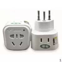 公牛 BULL L01W 瑞士标转换器,一转二,16A 250V 5个