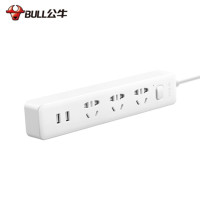 公牛 BULL GNV-UUA123 公牛 小白系列USB接线板(新国标) 1.5米 1个