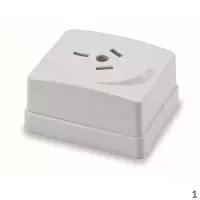 公牛 BULL GN-Z2 三孔明装插座,10A 250V 1个