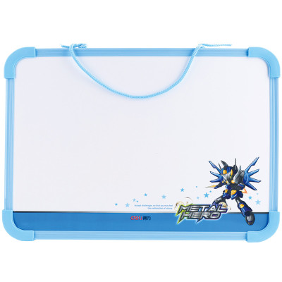 得力(deli)7800儿童画板 挂式可爱卡通写字板 磁性卡通家用白板 (蓝色)