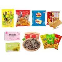 零食大礼包 八种零食组合糖果薯片瓜子蛋卷蛋糕曲奇怪味豆果冻礼盒