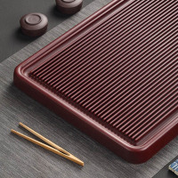 诚信达 电木茶盘家用简约茶盘 70*40*5 胶木茶台电木茶具