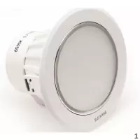 飞利浦 PHILIPS 3.5英寸 15×0.5瓦 230V 闪炫 LED筒灯暖色(白色) 1只