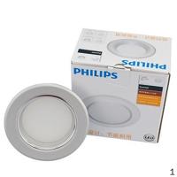 飞利浦 PHILIPS 2.5英寸 7×0.5瓦 230V 闪炫 LED筒灯暖色(铝原色) 2700K 1只