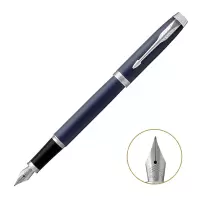 派克(PARKER) IM2015系列 蓝色白夹墨水笔/钢笔