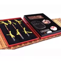 schoolchild 文房四宝套装精品 笔墨纸砚书法礼品盒