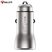 公牛(BULL) GN-U118CN 金属车载快充充电器 白色 (单位:个)