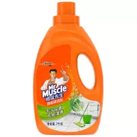 威猛先生(Mr Muscle)地面清洁剂草本香味2kg单瓶家居地板大理石瓷砖清洁剂香单瓶装
