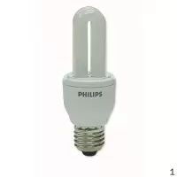 飞利浦 ESSENTIAL 5W 暖 E27 1CT/12 Philips 标准U型节能灯5W/E27 4个