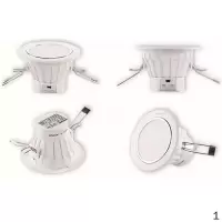 飞利浦 PHILIPS 3.5英寸 15×0.5瓦 230V 2700K(铝原色) 闪烁 LED筒灯暖色(铝原色) 1只