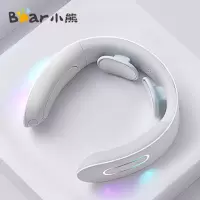 得力 颈椎按摩器 肩部颈部护理脉冲按摩仪XX 热敷 富贵包 充电便携AMQ-B04K1 单个装