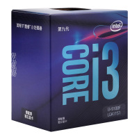 英特尔(Intel)i3 9100F 酷睿四核盒装CPU处理器 (单位:个)