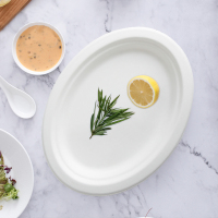 Edo 一次性餐盘 烧烤纸盘子 大号鱼盘 ￠315mm*30只装 ST0008