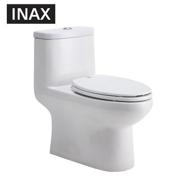 日本-伊奈(INAX)卫浴缓降盖板马桶静音虹吸式坐便器大冲力连体坐便器家用马桶